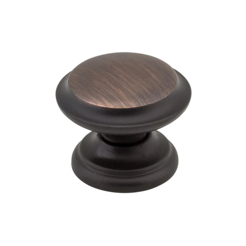 1-3/8" Diameter Antique Brushed Satin Brass Cordova Cabinet Knob