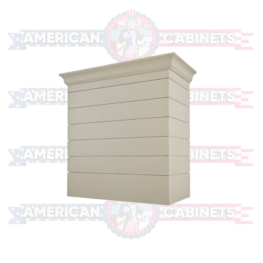 Custom Boxy Straight Hood with Shiplap