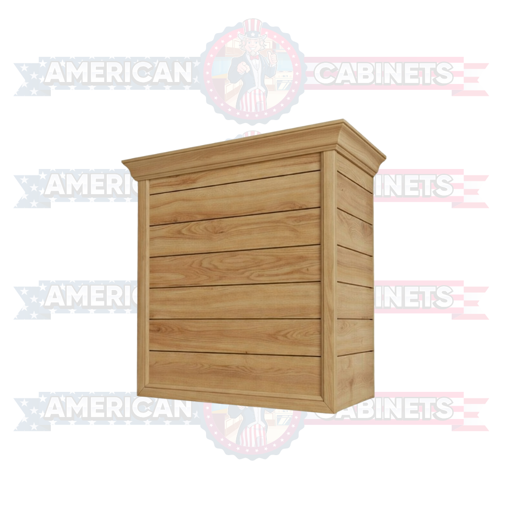 Custom Boxy Straight Hood with Shiplap