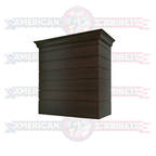Custom Boxy Straight Hood with Shiplap