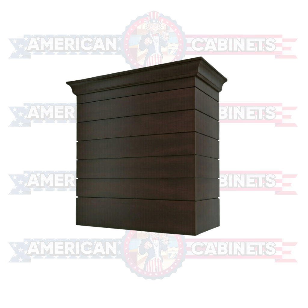 Custom Boxy Straight Hood with Shiplap