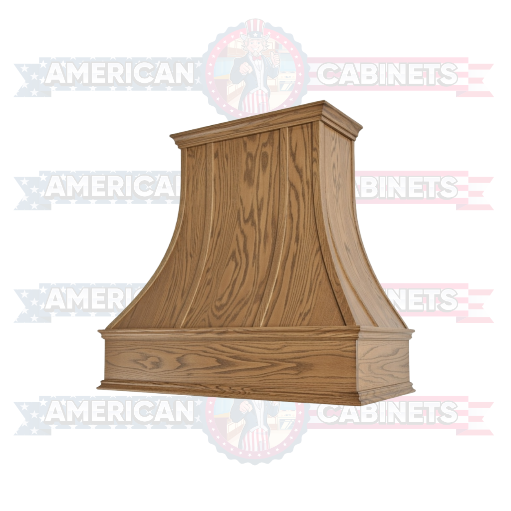 Custom Curved Hood designed with Strapping