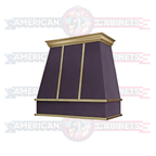 Custom Hood Tapered with Brass Strapping